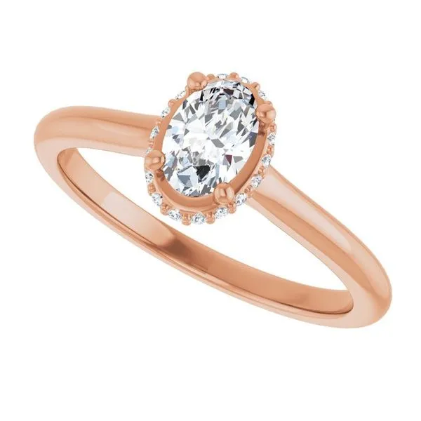 Hidden Halo-Style Engagement Ring Image 5 Ocean View Jewelers Millville, DE