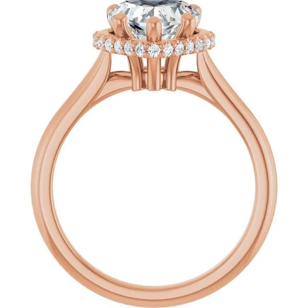 Hidden Halo-Style Engagement Ring Image 2 Shipley's Fine Jewelry Hampstead, MD