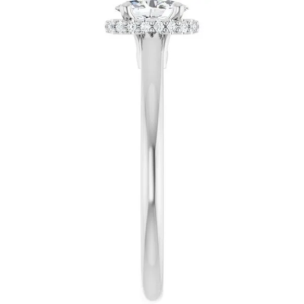 Hidden Halo-Style Engagement Ring Image 4 JF Jones Jewelers Rochester, NY