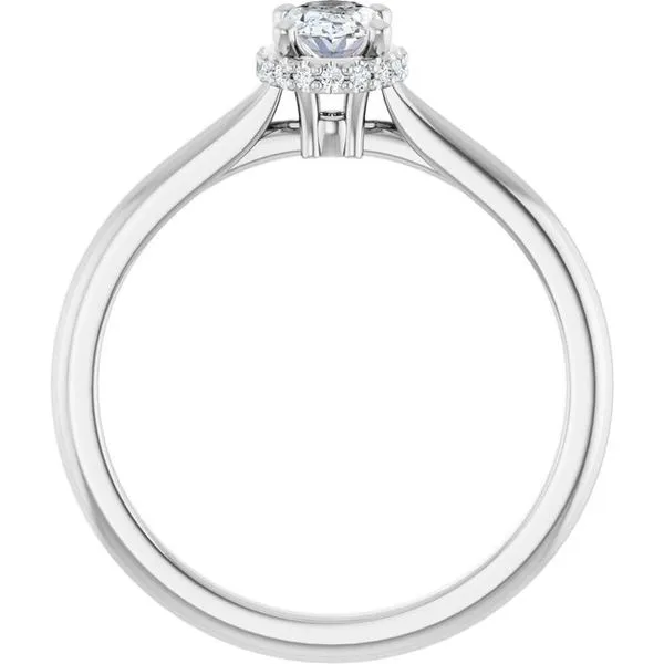Hidden Halo-Style Engagement Ring Image 2 Arezzo Jewelers Elmwood Park, IL