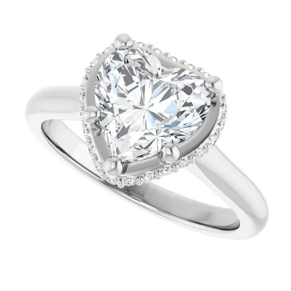 Hidden Halo-Style Engagement Ring Image 5 JF Jones Jewelers Rochester, NY