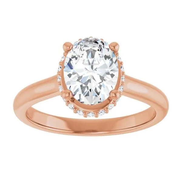 Hidden Halo-Style Engagement Ring Image 3 Paul James Jewelers Angels Camp, CA