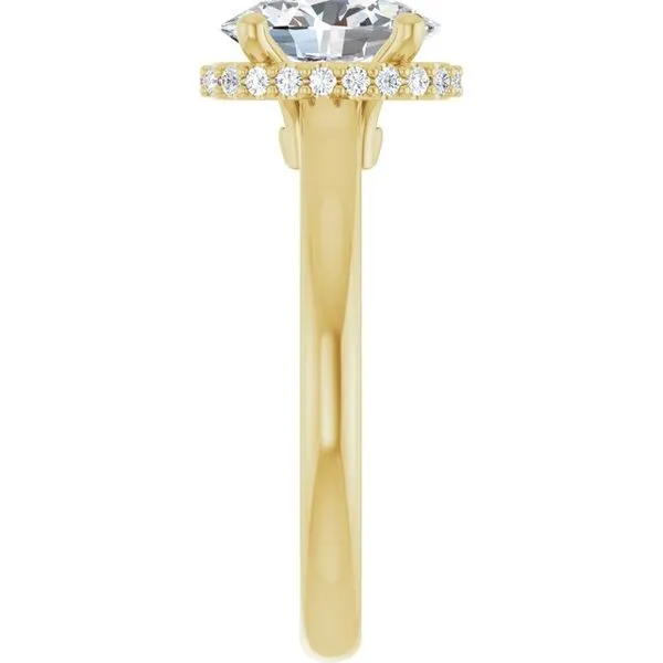 Hidden Halo-Style Engagement Ring Image 4 Don's Jewelry & Design Washington, IA