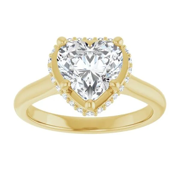 Hidden Halo-Style Engagement Ring Image 3 Natale Jewelers Sewell, NJ