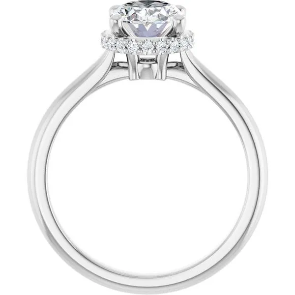Hidden Halo-Style Engagement Ring Image 2 Paul James Jewelers Angels Camp, CA
