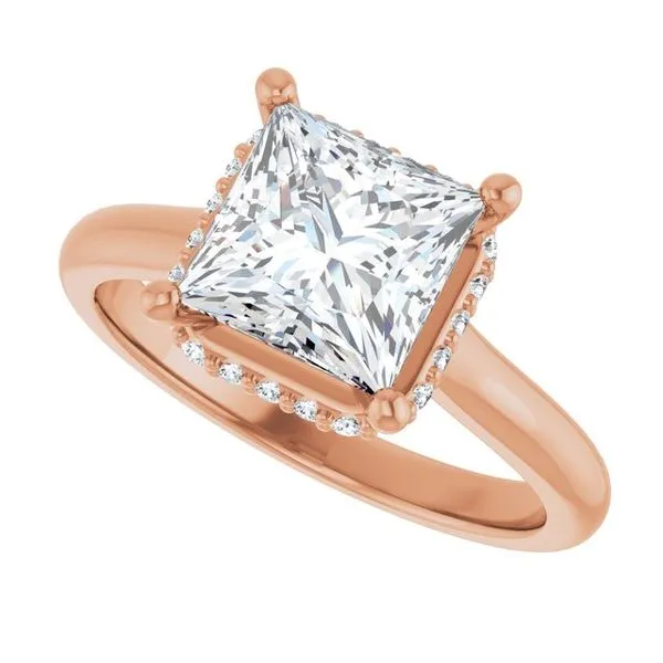 Hidden Halo-Style Engagement Ring Image 5 Austin's Fine Diamonds & Jewelry Lyndhurst, NJ