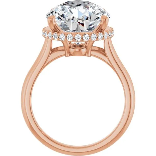 Hidden Halo-Style Engagement Ring Image 2 J. Thomas Jewelers Rochester Hills, MI