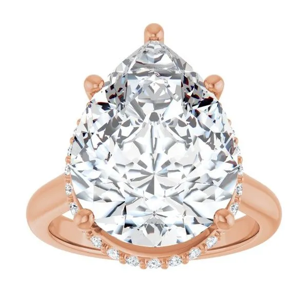 Hidden Halo-Style Engagement Ring Image 3 Shipley's Fine Jewelry Hampstead, MD