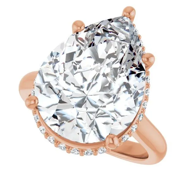 Hidden Halo-Style Engagement Ring Image 5 Austin's Fine Diamonds & Jewelry Lyndhurst, NJ