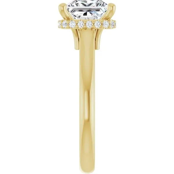 Hidden Halo-Style Engagement Ring Image 4 Raleigh Diamond Fine Jewelry Raleigh, NC