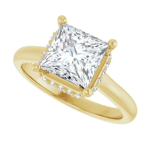 Hidden Halo-Style Engagement Ring Image 5 Jimmy Smith Jewelers Decatur, AL