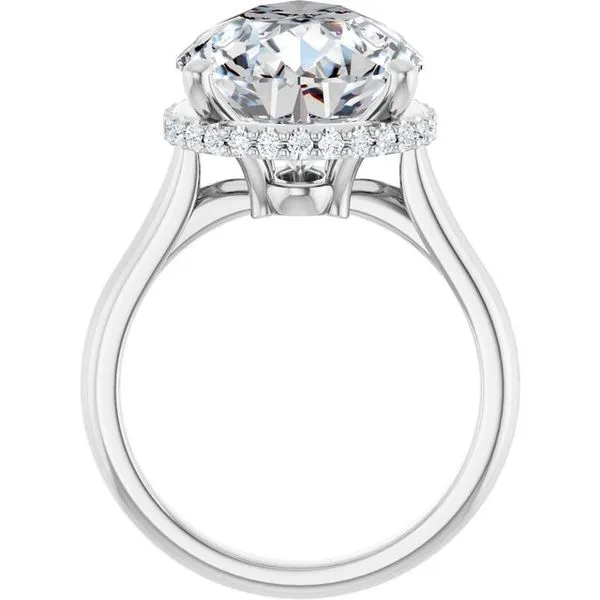 Hidden Halo-Style Engagement Ring Image 2 Banks Jewelers Burnsville, NC