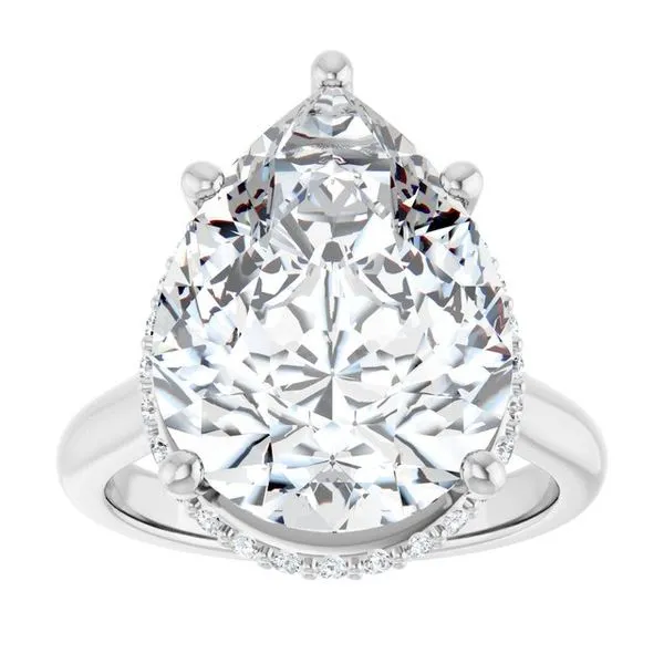 Hidden Halo-Style Engagement Ring Image 3 Jimmy Smith Jewelers Decatur, AL