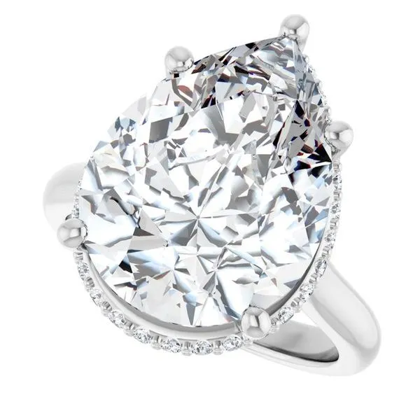 Hidden Halo-Style Engagement Ring Image 5 Witt's Jewelry Wayne, NE