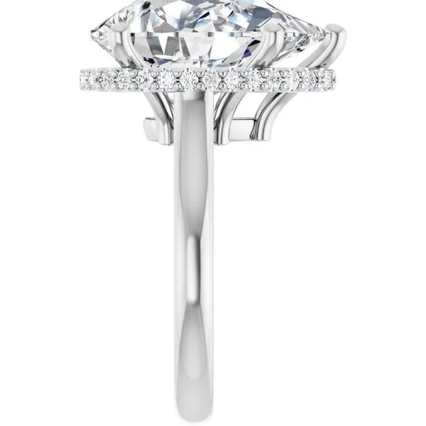 Hidden Halo-Style Engagement Ring Image 4 Austin's Fine Diamonds & Jewelry Lyndhurst, NJ