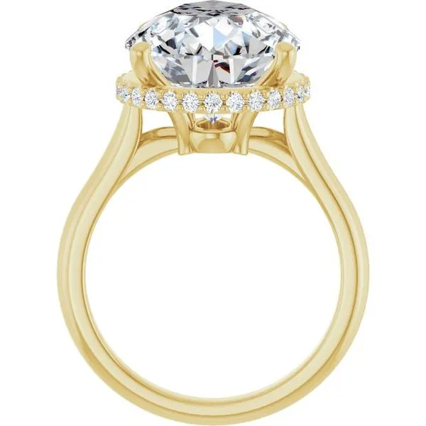 Hidden Halo-Style Engagement Ring Image 2 Ocean View Jewelers Millville, DE