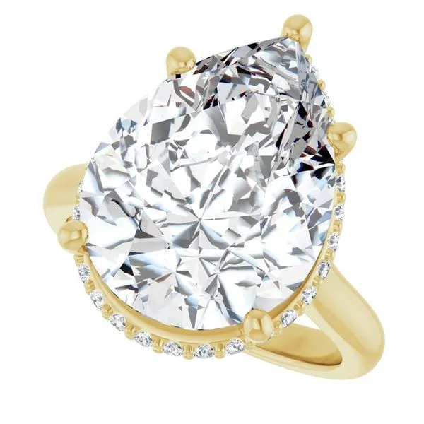 Hidden Halo-Style Engagement Ring Image 5 JF Jones Jewelers Rochester, NY