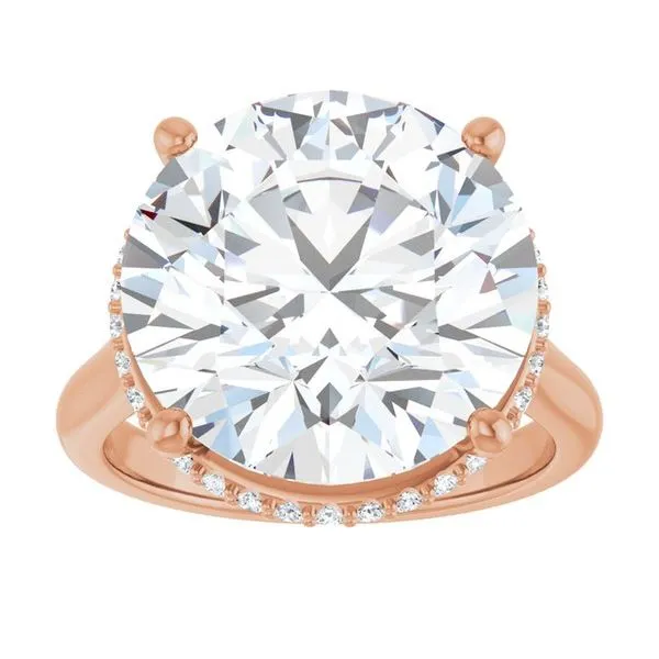 Hidden Halo-Style Engagement Ring Image 3 Paul James Jewelers Angels Camp, CA