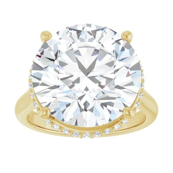 Hidden Halo-Style Engagement Ring Image 3 Paul James Jewelers Angels Camp, CA