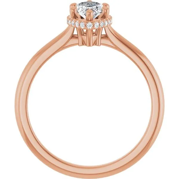 Hidden Halo-Style Engagement Ring Image 2 JF Jones Jewelers Rochester, NY