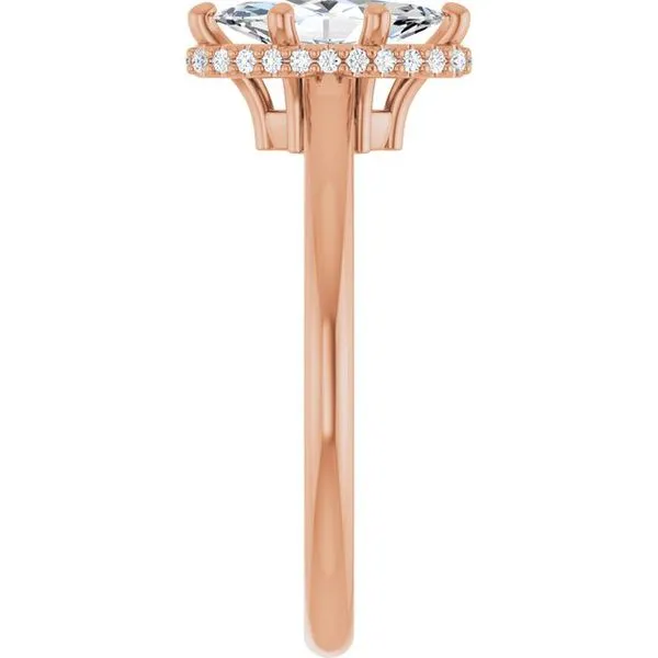Hidden Halo-Style Engagement Ring Image 4 Austin's Fine Diamonds & Jewelry Lyndhurst, NJ