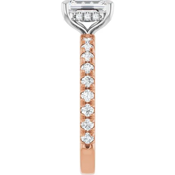 Claw-Prong Hidden Halo-Style Engagement Ring Image 4 J. Thomas Jewelers Rochester Hills, MI