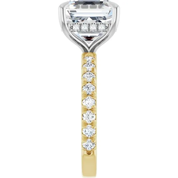 Claw-Prong Hidden Halo-Style Engagement Ring Image 4 J. Thomas Jewelers Rochester Hills, MI