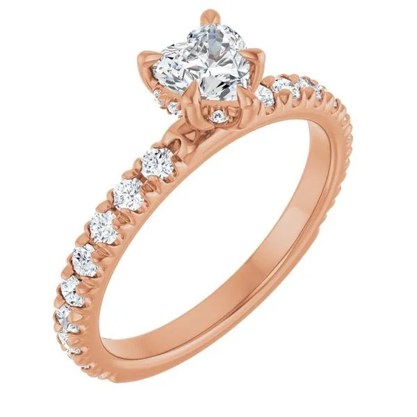 Claw-Prong Hidden Halo-Style Engagement Ring Clater Jewelers Louisville, KY