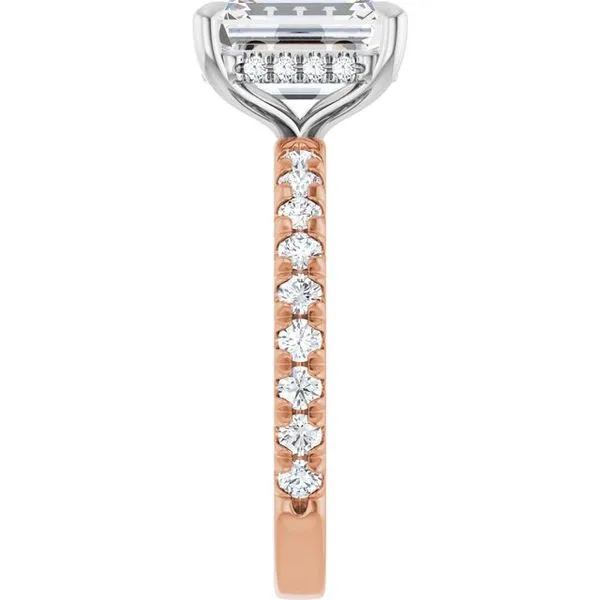 Claw-Prong Hidden Halo-Style Engagement Ring Image 4 Futer Bros Jewelers York, PA