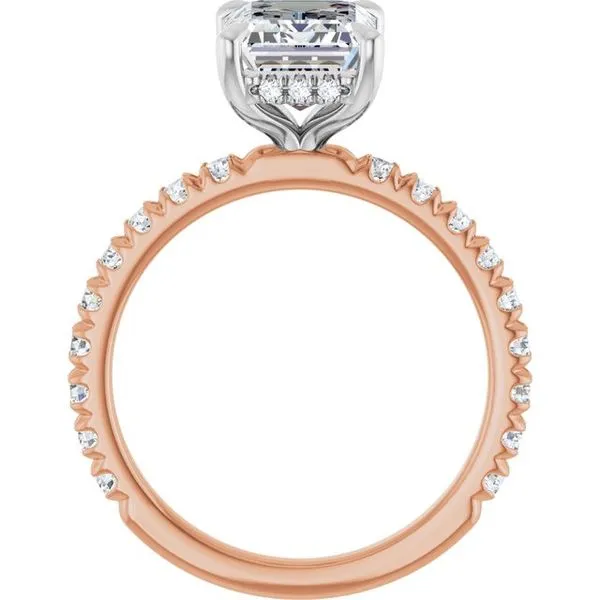 Claw-Prong Hidden Halo-Style Engagement Ring Image 2 Shipley's Fine Jewelry Hampstead, MD