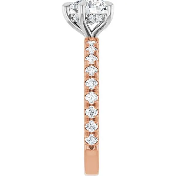 Claw-Prong Hidden Halo-Style Engagement Ring Image 4 Shipley's Fine Jewelry Hampstead, MD