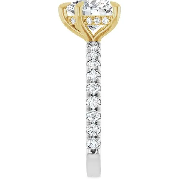 Claw-Prong Hidden Halo-Style Engagement Ring Image 4 Shipley's Fine Jewelry Hampstead, MD