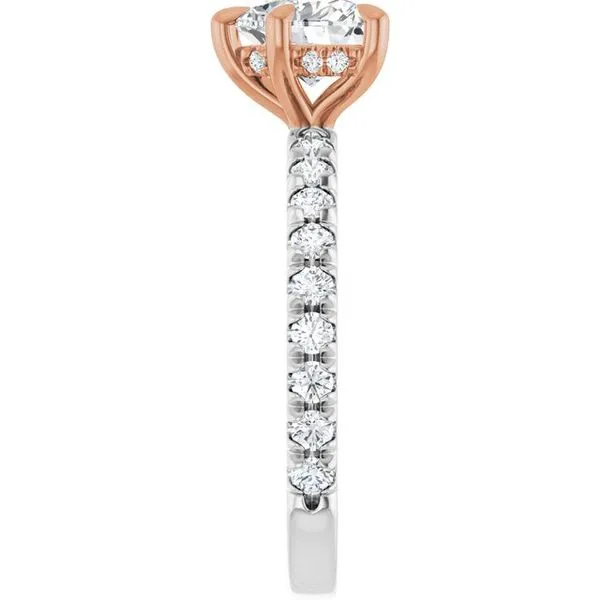 Claw-Prong Hidden Halo-Style Engagement Ring Image 4 Raleigh Diamond Fine Jewelry Raleigh, NC