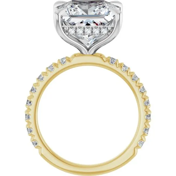 Claw-Prong Hidden Halo-Style Engagement Ring Image 2 J. Thomas Jewelers Rochester Hills, MI
