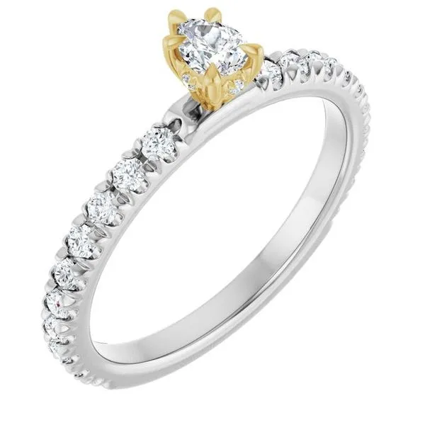 Claw-Prong Hidden Halo-Style Engagement Ring Shipley's Fine Jewelry Hampstead, MD