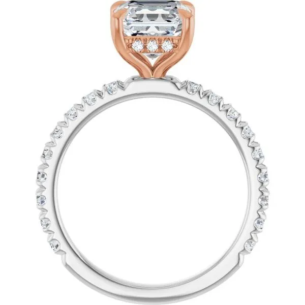 Claw-Prong Hidden Halo-Style Engagement Ring Image 2 Shipley's Fine Jewelry Hampstead, MD