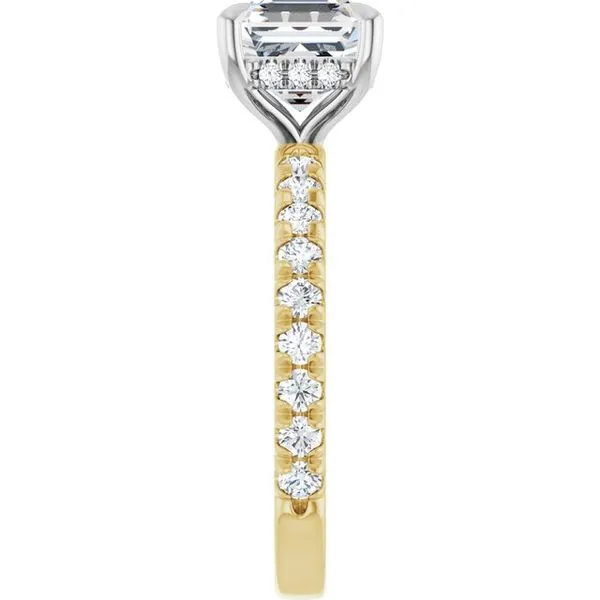 Claw-Prong Hidden Halo-Style Engagement Ring Image 4 J. Thomas Jewelers Rochester Hills, MI