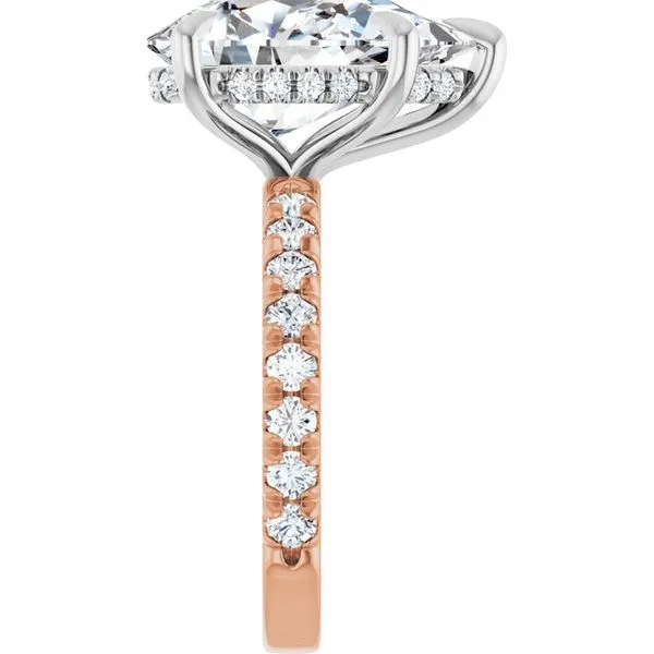 Claw-Prong Hidden Halo-Style Engagement Ring Image 4 Raleigh Diamond Fine Jewelry Raleigh, NC