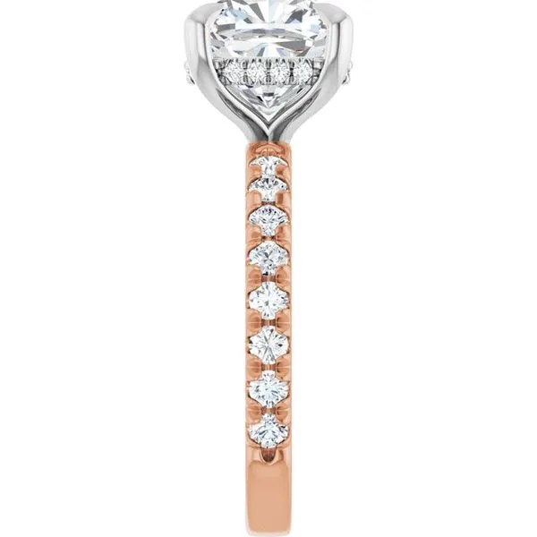 Claw-Prong Hidden Halo-Style Engagement Ring Image 4 Shipley's Fine Jewelry Hampstead, MD