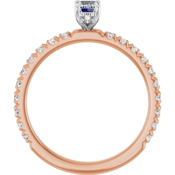 Claw-Prong Hidden Halo-Style Engagement Ring Image 2 Raleigh Diamond Fine Jewelry Raleigh, NC