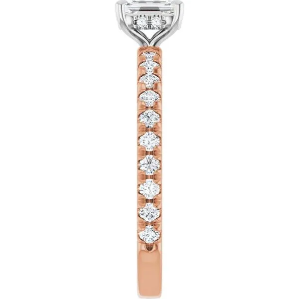 Claw-Prong Hidden Halo-Style Engagement Ring Image 4 Shipley's Fine Jewelry Hampstead, MD