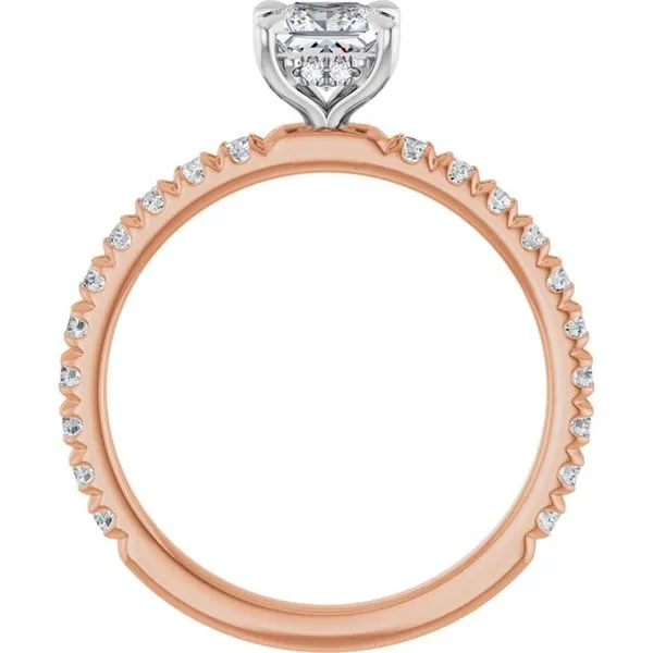 Claw-Prong Hidden Halo-Style Engagement Ring Image 2 Raleigh Diamond Fine Jewelry Raleigh, NC