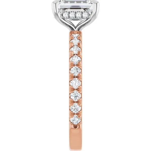 Claw-Prong Hidden Halo-Style Engagement Ring Image 4 Shipley's Fine Jewelry Hampstead, MD