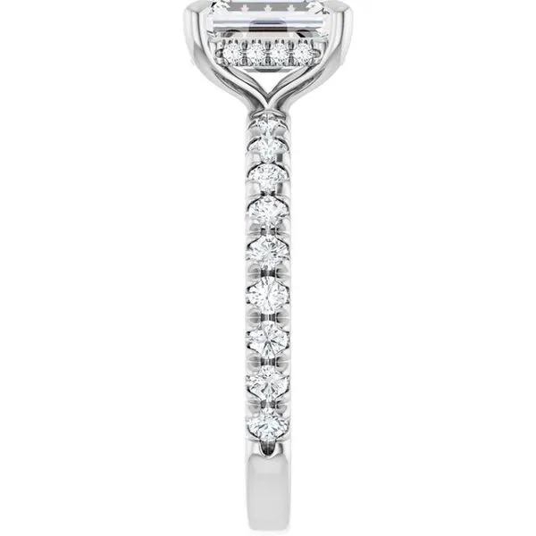 Claw-Prong Hidden Halo-Style Engagement Ring Image 4 J. Thomas Jewelers Rochester Hills, MI