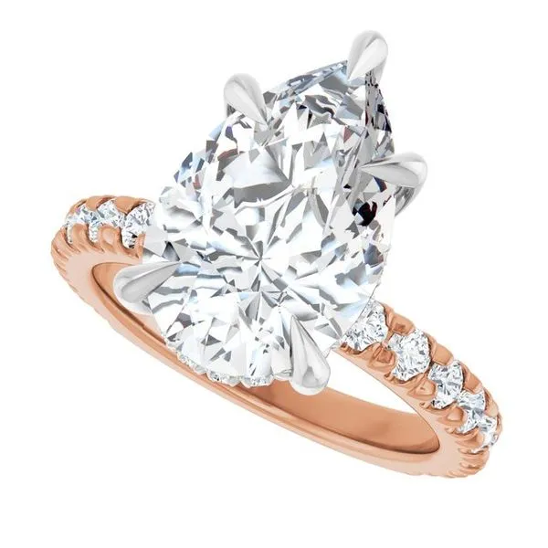 Claw-Prong Hidden Halo-Style Engagement Ring Image 5 Raleigh Diamond Fine Jewelry Raleigh, NC