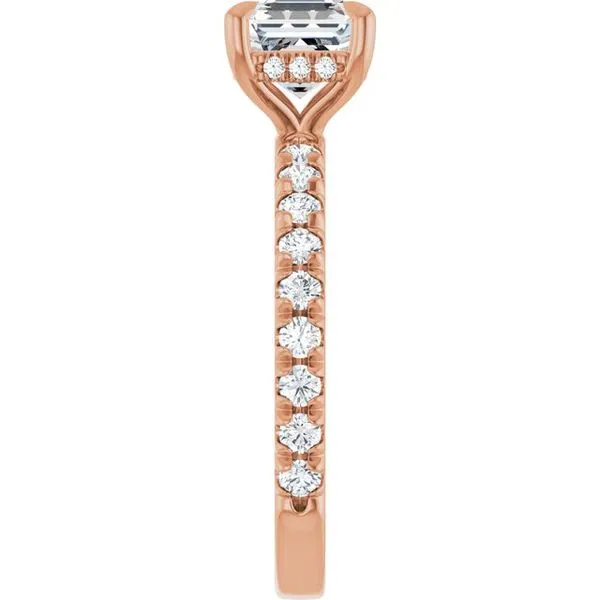 Claw-Prong Hidden Halo-Style Engagement Ring Image 4 J. Thomas Jewelers Rochester Hills, MI