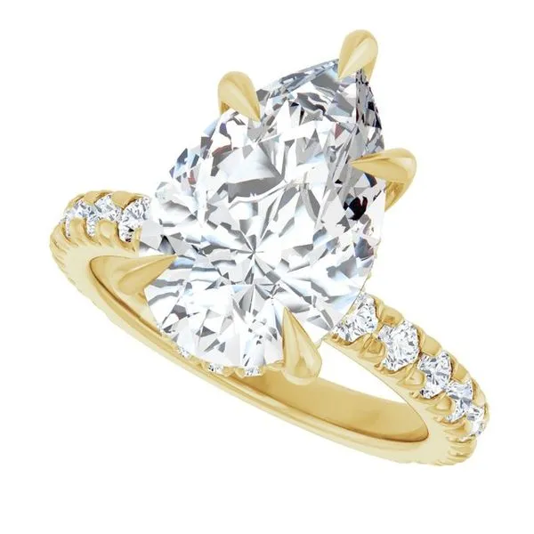Claw-Prong Hidden Halo-Style Engagement Ring Image 5 J. Thomas Jewelers Rochester Hills, MI