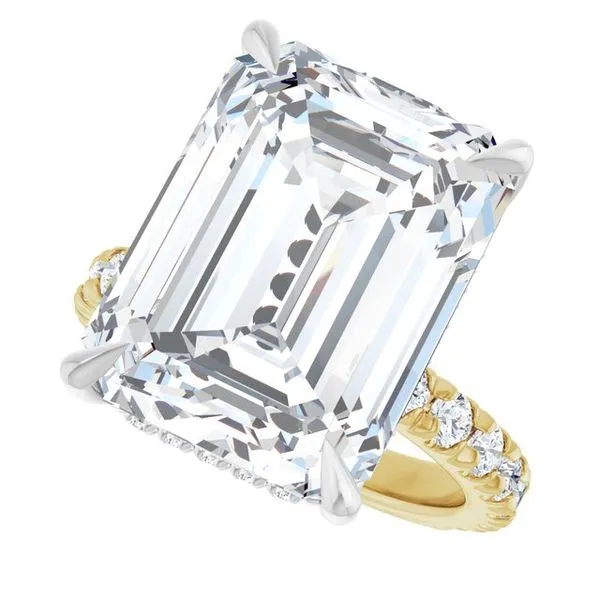 Claw-Prong Hidden Halo-Style Engagement Ring Image 5 J. Thomas Jewelers Rochester Hills, MI