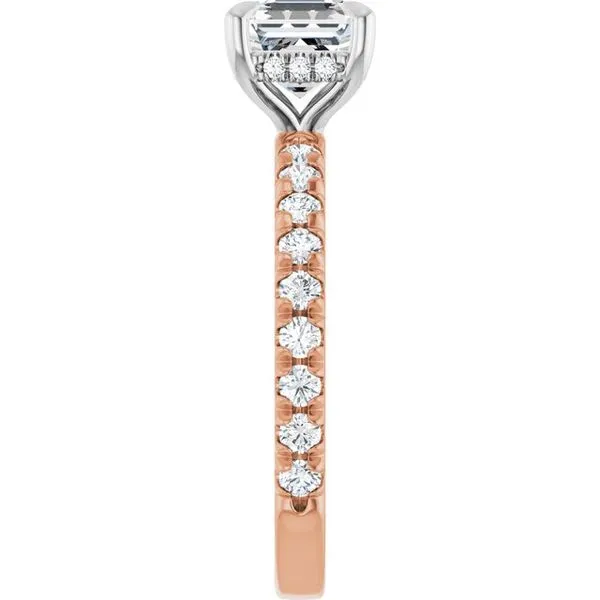 Claw-Prong Hidden Halo-Style Engagement Ring Image 4 Futer Bros Jewelers York, PA