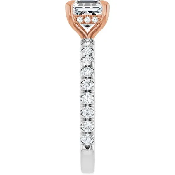 Claw-Prong Hidden Halo-Style Engagement Ring Image 4 J. Thomas Jewelers Rochester Hills, MI